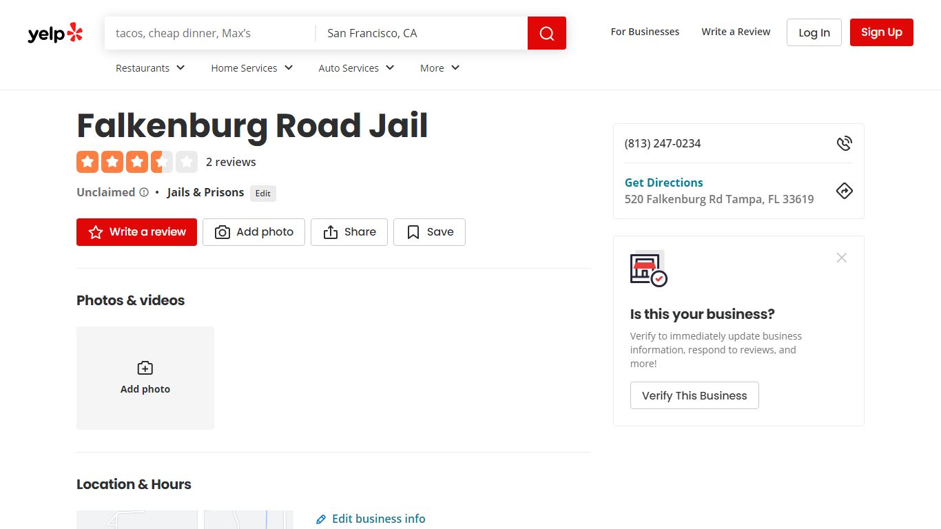 FALKENBURG ROAD JAIL - Jails & Prisons - Yelp